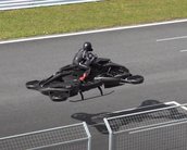 Empresa japonesa demonstra nova moto voadora para corridas