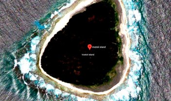 Ilha do Pacífico é confundida com 'buraco negro' no Google Maps 