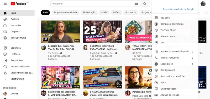 Localizar a sua conta na plataforma é o primeiro passo para alterar suas informações. (Tecmundo/Reprodução)