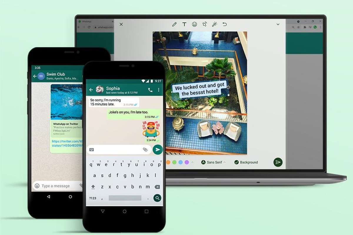 WhatsApp ganha editor de foto no PC, sugestão de sticker e mais 