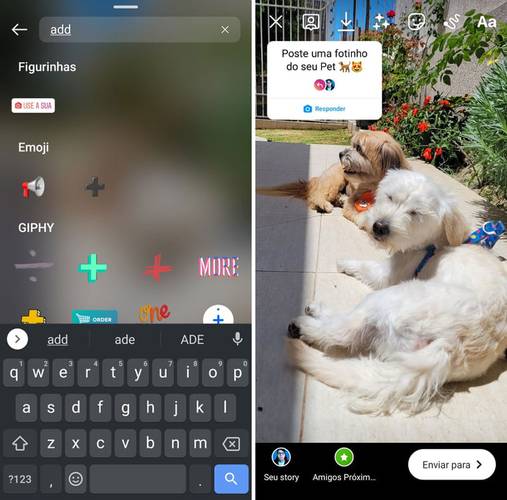 Como usar a figurinha de corrente do Instagram Stories