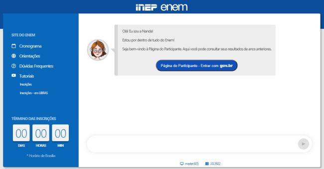 Site do Enem.