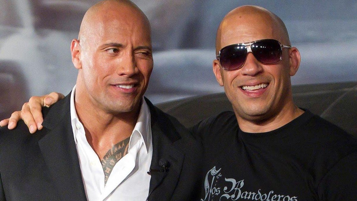 Qual é a origem do frio entre Dwayne 'The Rock' Johnson e Vin