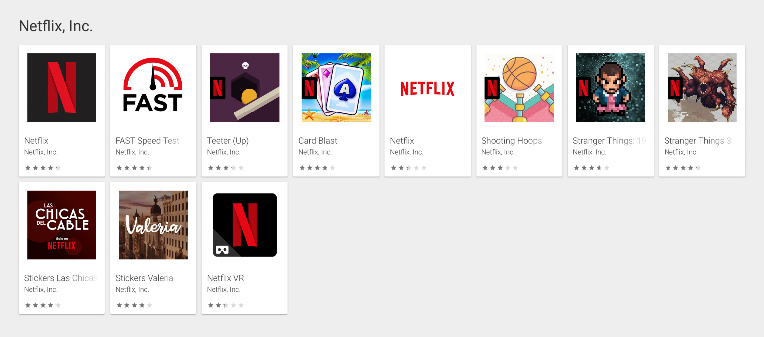 Jogos da Netflix serão disponibilizados como apps individuais na App Store.