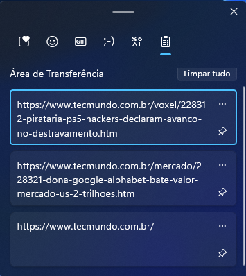 É possível ter um histórico de transferências de arquivos do seu PC e de outros através do One Drive