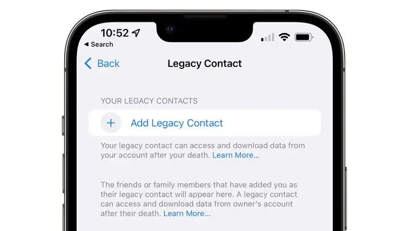 Função possibilita que parentes acessem dados e documentos de um familiar.