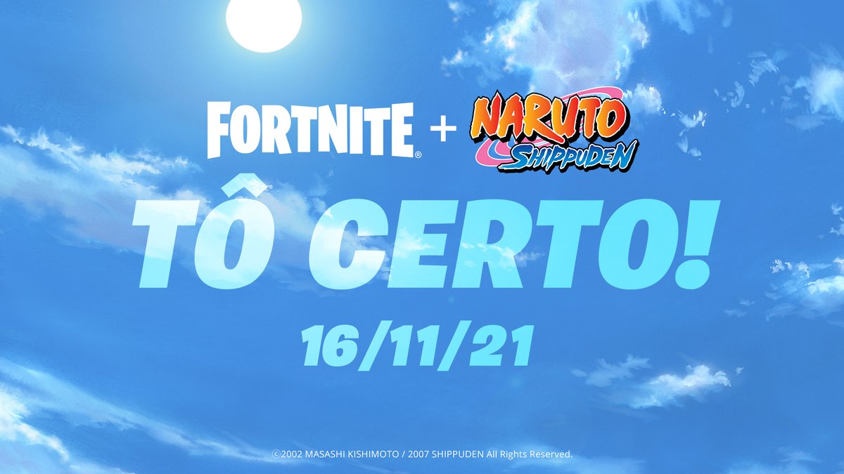 NARUTO CHEGA AO FORTNITE!? DATA DE LANÇAMENTO!? Temporada 7? Fortnite  Teorias 