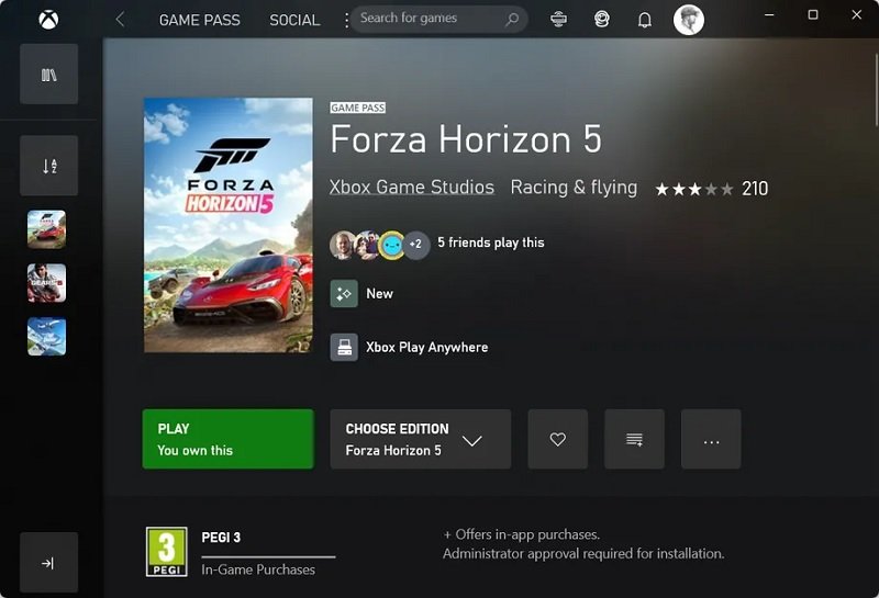 Novas opções no Xbox App para PC serão adicionadas em breve