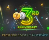 Razer Gold: promoção de 3 anos da moeda virtual dará produtos gamer