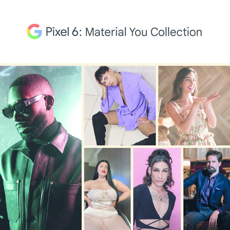 As peças de roupa da coleção "Material You" são unissex e foram criadas inspirando-se na versatilidade do tema original. (Fonte: Google, Digital Trends / Reprodução)