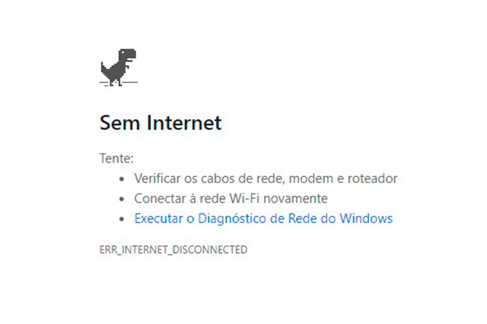 Controle Jogo Google Chrome (dinossauro)