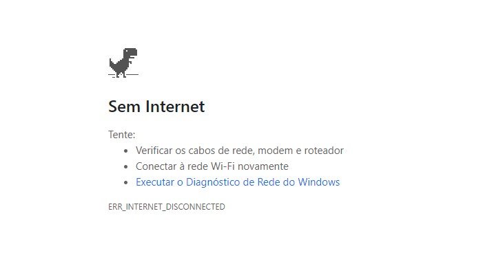 Como jogar o jogo do dinossauro do Google Chrome Sem internet - on-line e  off-line