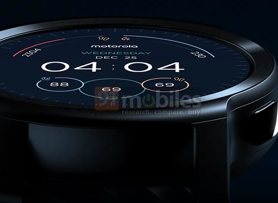 Moto Watch 100: vazam imagens do novo smartwatch da Motorola – [Blog GigaOutlet]