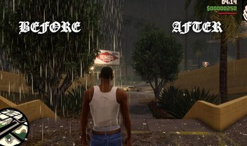 GTA Trilogy: mod conserta terrível efeito de chuva da remasterização