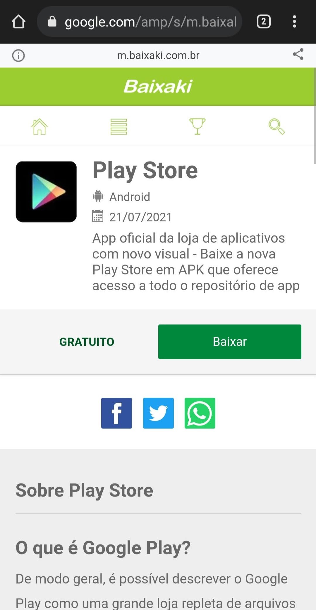 Loja Google Play Store - Como Baixar Play Store Grátis