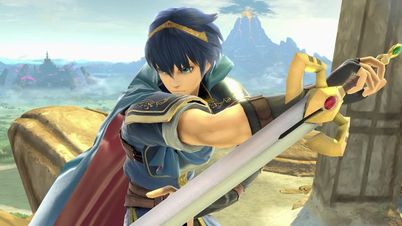 Marth é um dos protagonistas de Fire Emblem disponíveis no jogo