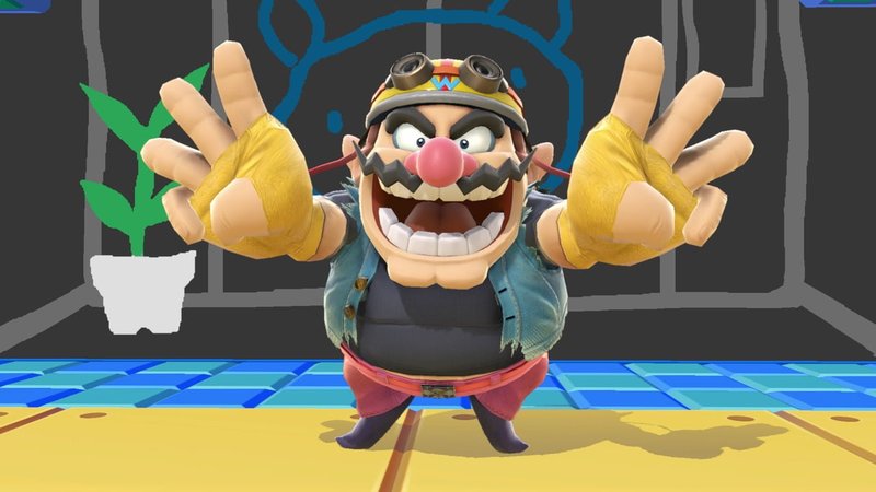 Wario entrou na pancadaria sem Waluigi