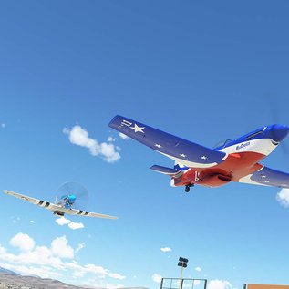 Imagem de Flight Simulator ganha expansão de corridas Reno Air Race