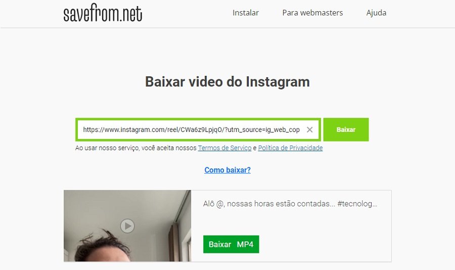  como fazer download do seu vídeo original - TecMundo