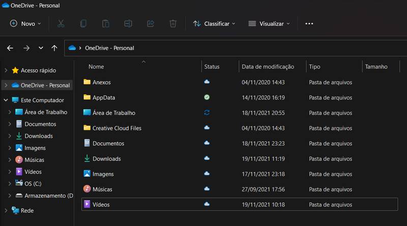 Problemas no Explorador de Arquivos do Windows 11 é mais aparente em pastas sincronizadas no OneDrive, aponta relato. (Fonte: TecMundo, Adriano Camacho)