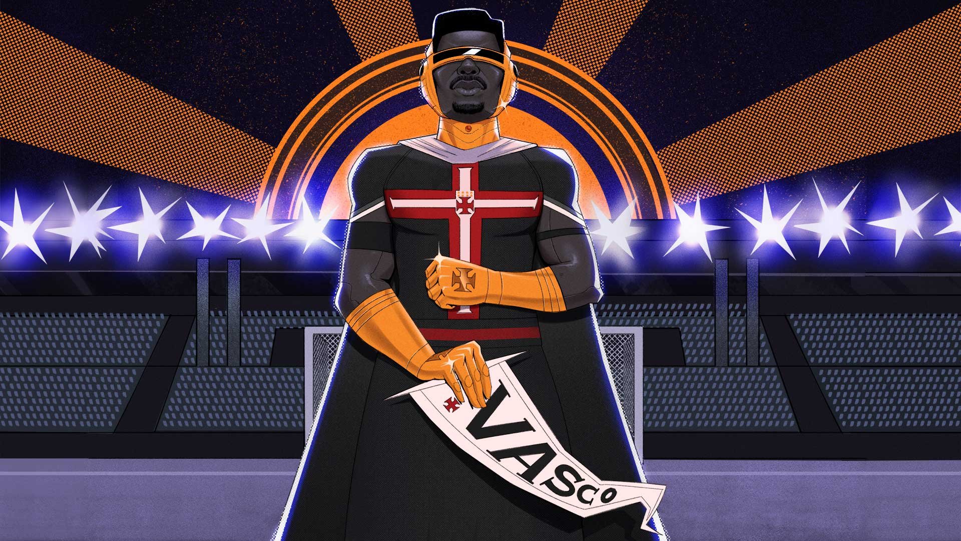 Vasco estreia no universo das NFTs relembrando luta antirracista do clube. (Fonte: Club de Regatas Vasco da Gama/Reprodução)