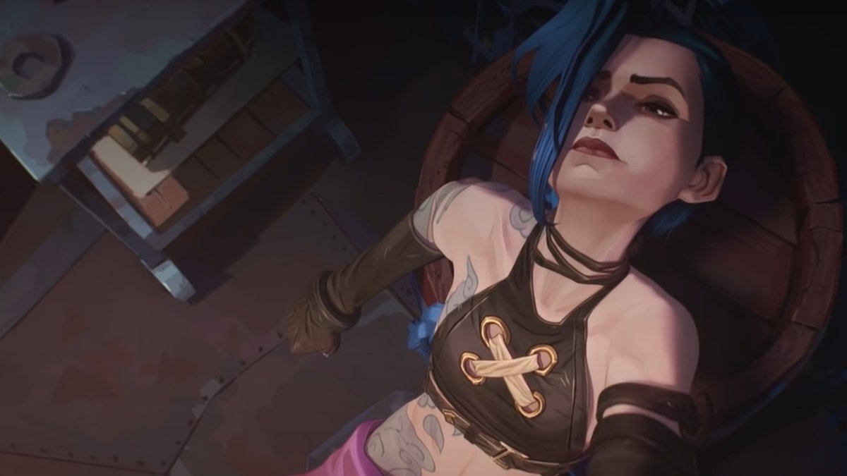 Jinx from Arcane (League of Legends), wallpaper engine league of