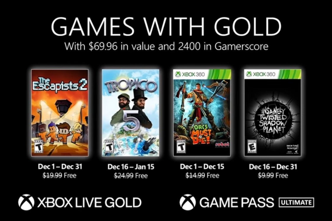 Confira os jogos que estão gratuitos na Xbox Live e PSN para novembro