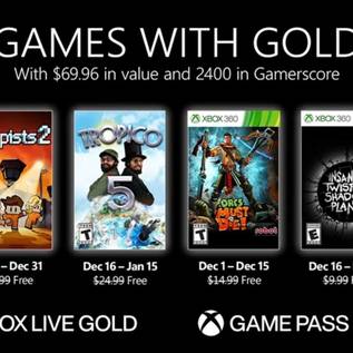 Imagem de Xbox revela jogos gratuitos de dezembro da Live Gold