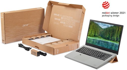 Embalagem notebook Acer
