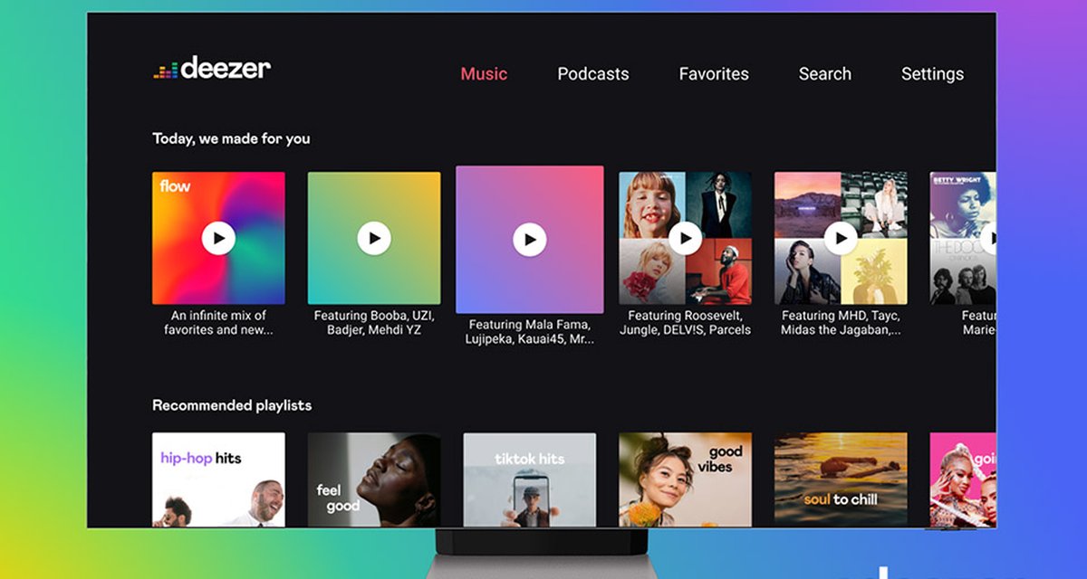 Deezer lança novo aplicativo para as smart TVs da Samsung