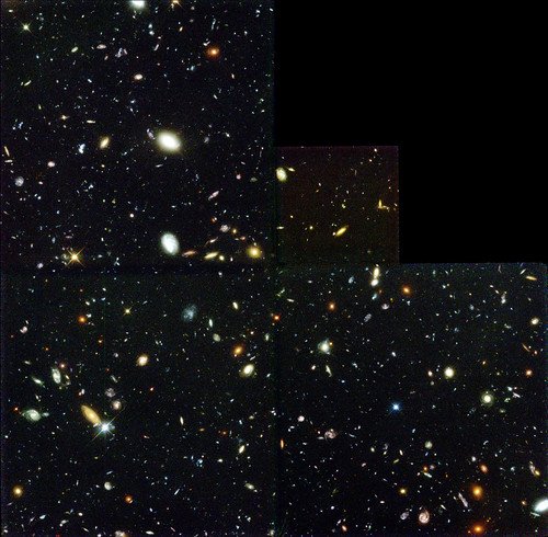 Imagem do Hubble Deep Field.