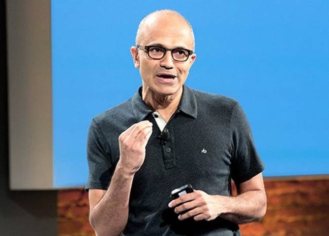 Nadella tem um pacote anual de remuneração de quase US$ 50 milhões.
