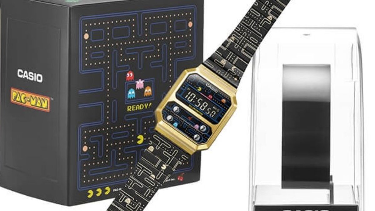 Casio lança modelo de relógio retrô com icônico jogo PAC-MAN