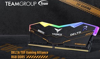 Teamgroup e Asus lançam memória DDR5 TUF T-Force Delta