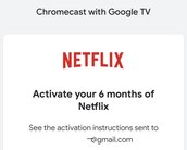 Chromecast com Google TV oferece 6 meses de Netflix grátis