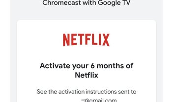 Chromecast com Google TV oferece 6 meses de Netflix grátis