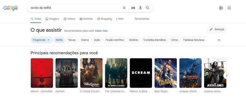 Baseado nas obras de seu interesse, o Google começará a sugerir títulos de acordo com o seu gosto