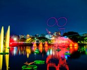 iFood leva 100 drones para shows de Natal no Parque do Ibirapuera