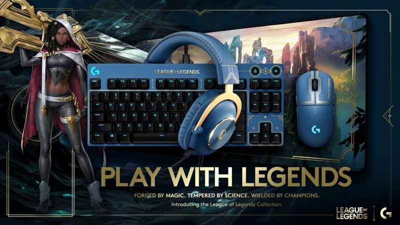 A parceria entre Logitech e Riot Games começou com produtos temáticos de K/DA