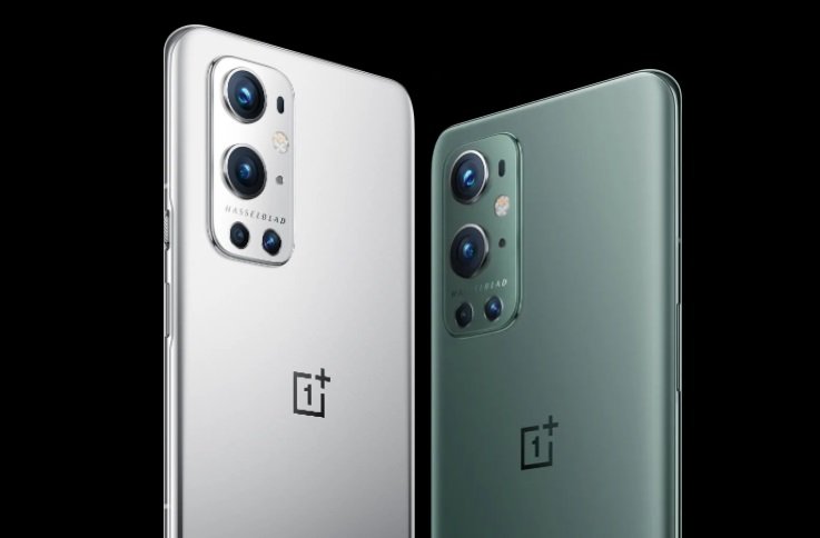O OnePlus 9 Pro.