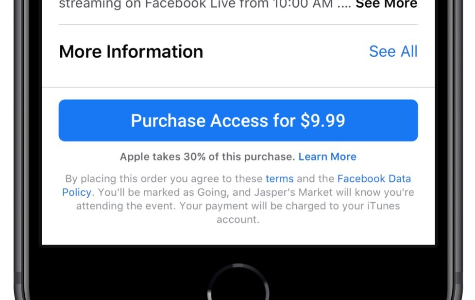 A cobrança na App Store chega a 30% por transação.