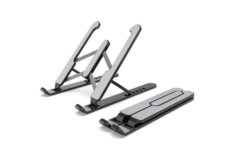Suporte para notebook ajustável, dobrável e portátil