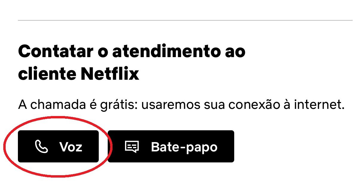 WhatsApp Netflix: Telefone, Chat, Falar com Atendente, 0800