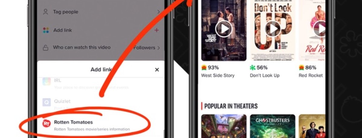 Plataforma de cinema Rotten Tomatoes ganha integração com TikTok