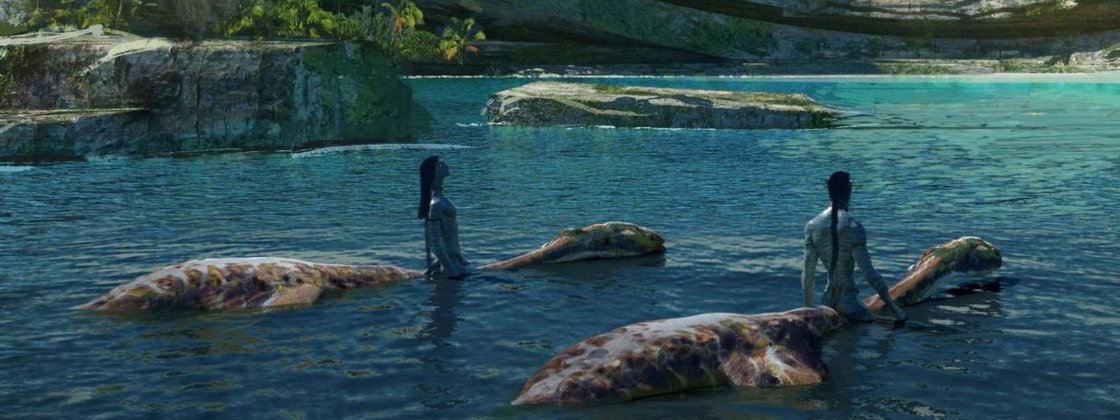 Imagem de: Avatar 2: fotos do set revelam incrível cenário aquático; veja!