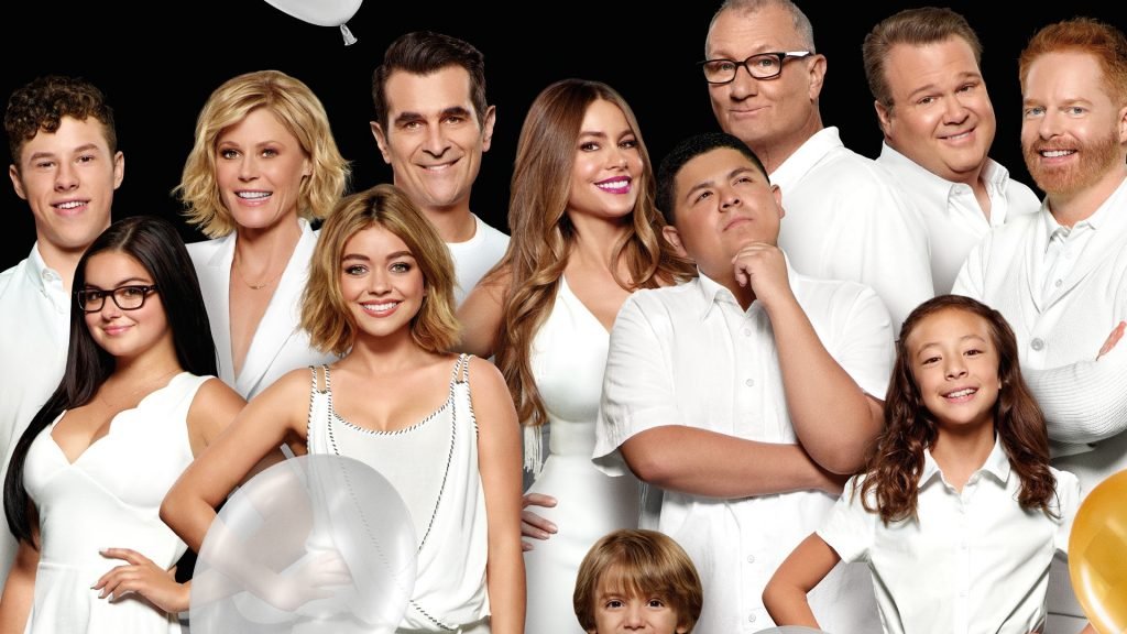 A sitcom Modern Family gira em torno de uma família.