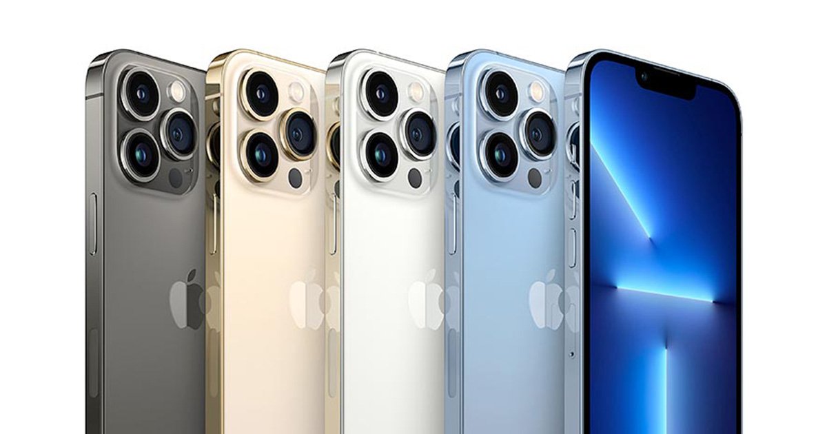 Conservador em seu visual, o iPhone 13 Pro Max apresenta suas maiores mudanças nas especificações técnicas. (Fonte: Apple / Reprodução)