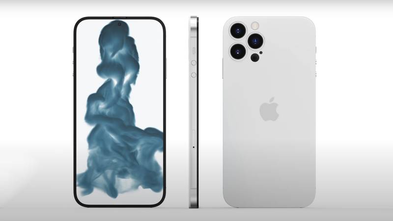Suposto visual do iPhone 14 Pro, bastante similar ao iPhone 4/4S. (Fonte: Front Page Tech / Reprodução)