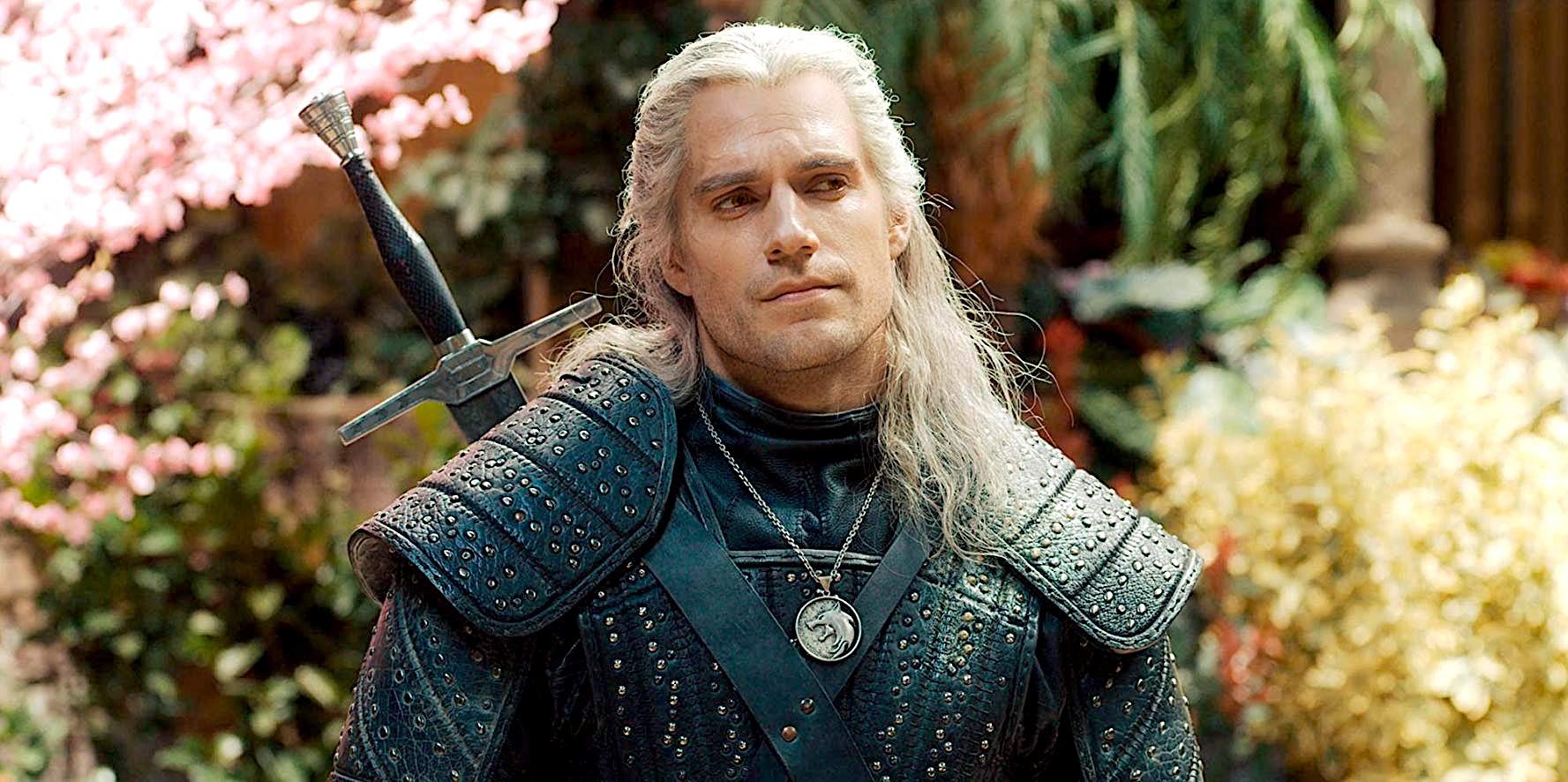 Cavill como Geralt, em The Witcher da Netflix
