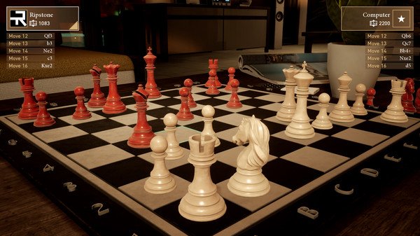 Visualização de uma partida em Chess Ultra